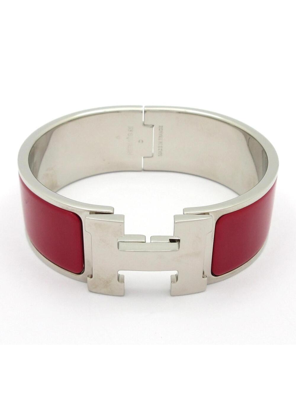 Hermes Click-Clack H Silver Red #377279H63B